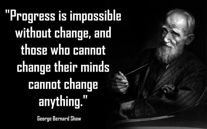 Granary of Quotes: Progress and change - George Bernard Shaw